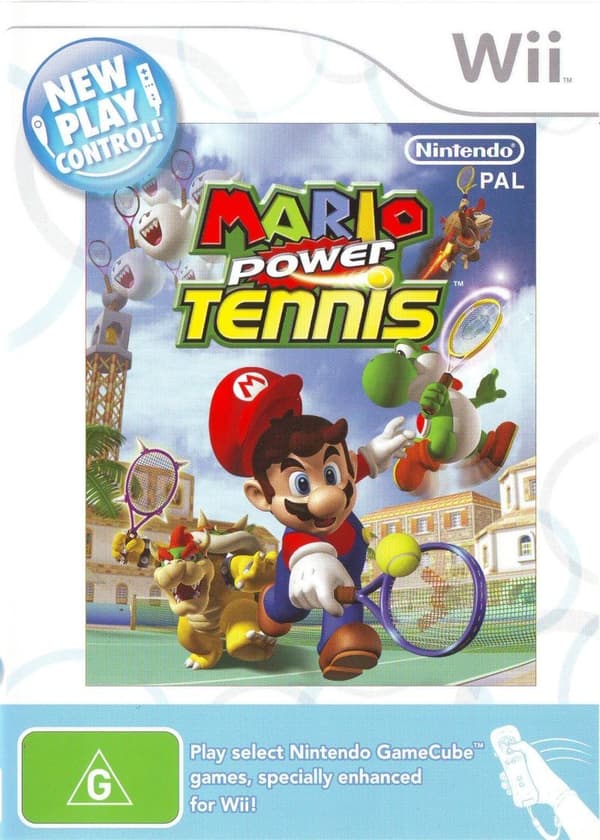 Mario Power Tennis: New Play Control - Nintendo Wii (käytetty)