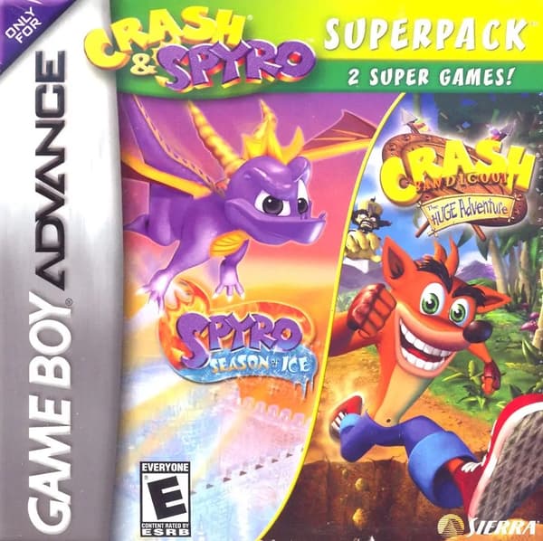 Crash & Spyro Superpack (Ny och inplastad) - Gameboy Advance (käytetty)