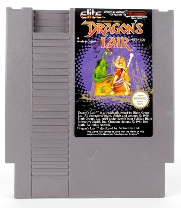 Dragons Lair - SCN - Nintendo 8bit (brukt)