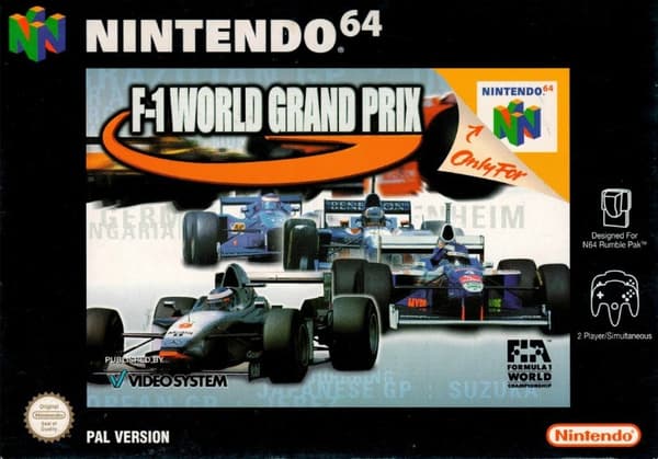 F-1 World Grand Prix - Nintendo 64 (brugt)