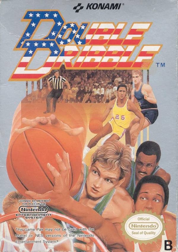 Double Dribble - Nintendo 8-bit/NES - PAL B/SCN (BRUKT VARE) Complete in box