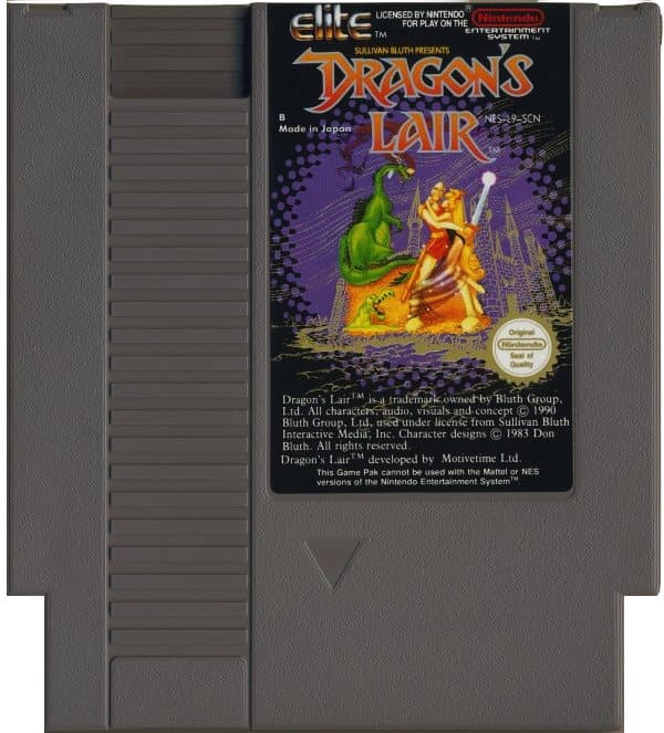 Dragons Lair - Nintendo 8-bit/NES - PAL B/SCN (BRUKT VARE)