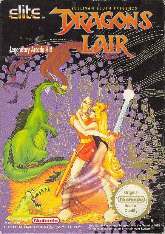 Dragons Lair - Nintendo 8-bit/NES - PAL B/SCN (BRUKT VARE) Complete in box