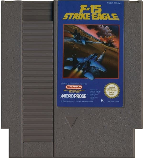 F-15 Strike Eagle - Nintendo 8-bit/NES - PAL B/SCN (Begagnad)