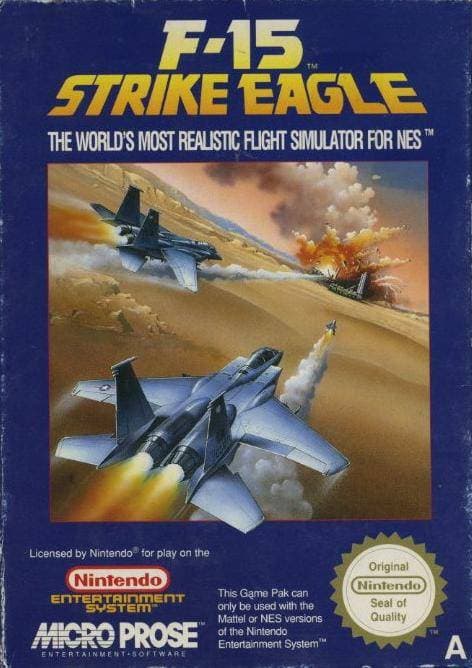 F-15 Strike Eagle - Nintendo 8-bit/NES - PAL B/SCN (Begagnad) Komplett
