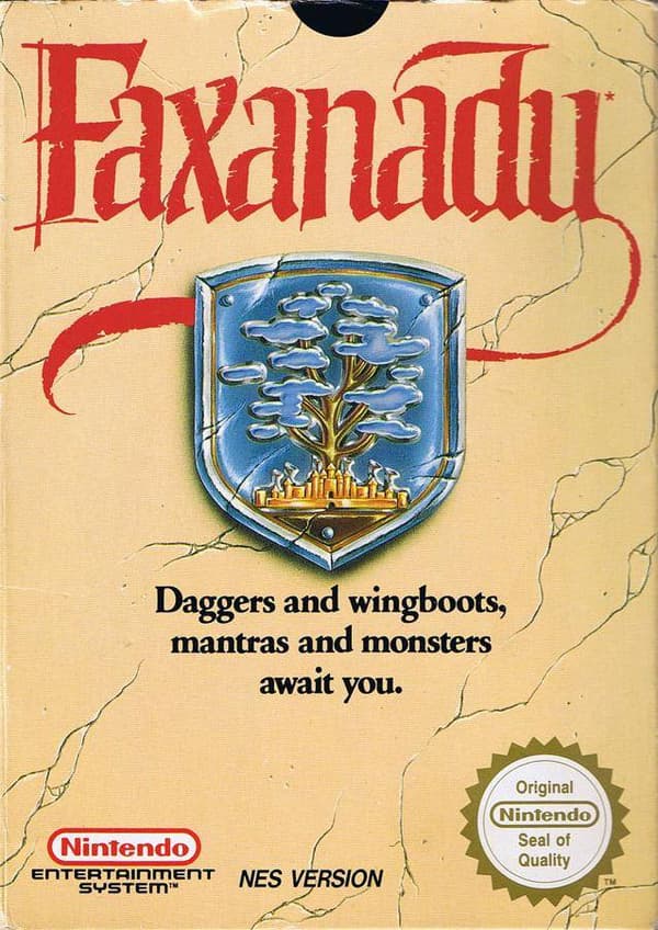 Faxanadu - Nintendo 8-bit/NES - PAL B/SCN (BRUGT VARE) Complete in box