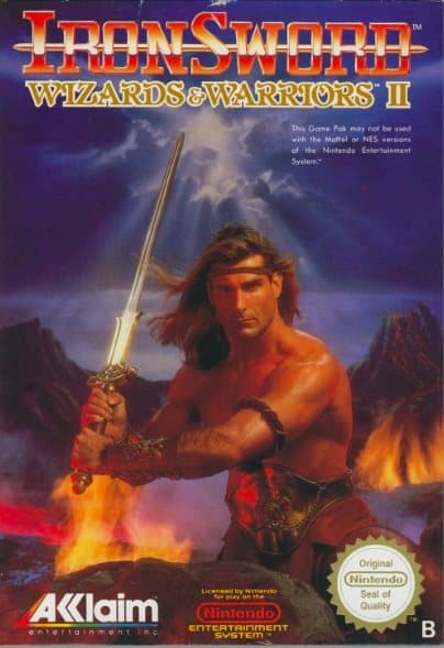 Iron Sword - Wizards & Warriors II - Nintendo 8-bit/NES - PAL B/SCN (BRUGT VARE) Complete in box