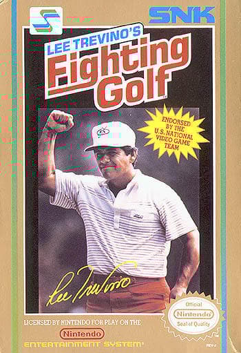 Lee Trevino´s Fighting Golf - Nintendo 8-bit/NES - PAL B/SCN (BRUKT VARE) Complete in box