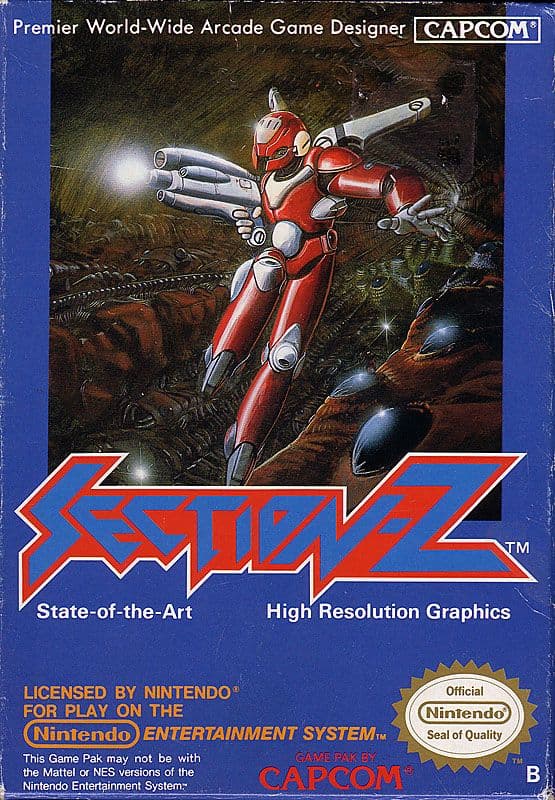 Section Z- Nintendo 8-bit/NES - PAL B/SCN (BRUKT VARE) Complete in box