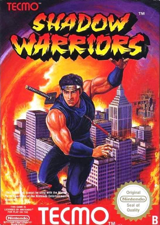 Shadow Warriors - Nintendo 8-bit/NES - PAL B/SCN (BRUKT VARE) Complete in box