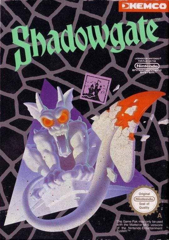 Shadowgate - Nintendo 8-bit/NES - PAL B/SCN (BRUKT VARE) Complete in box