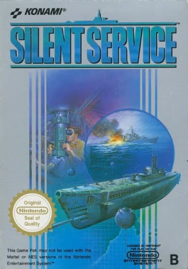 Silent Service - Nintendo 8-bit/NES - PAL B/SCN (BRUGT VARE) Complete in box