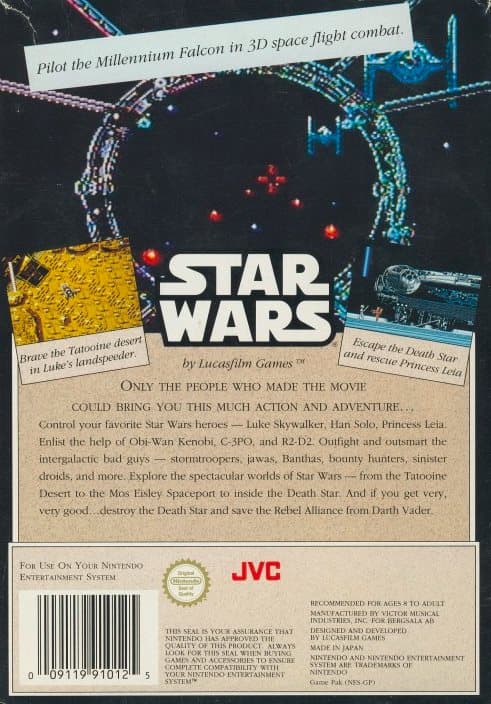 Star Wars - Nintendo 8-bit/NES - PAL B/SCN (BRUKT VARE)