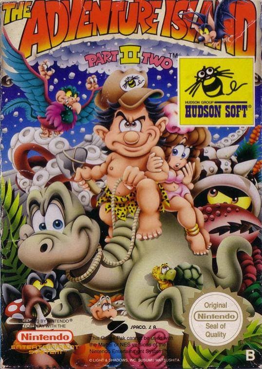 The Adventure Island Part II Two - Nintendo 8-bit/NES - PAL B/SCN (BRUKT VARE) Complete in box