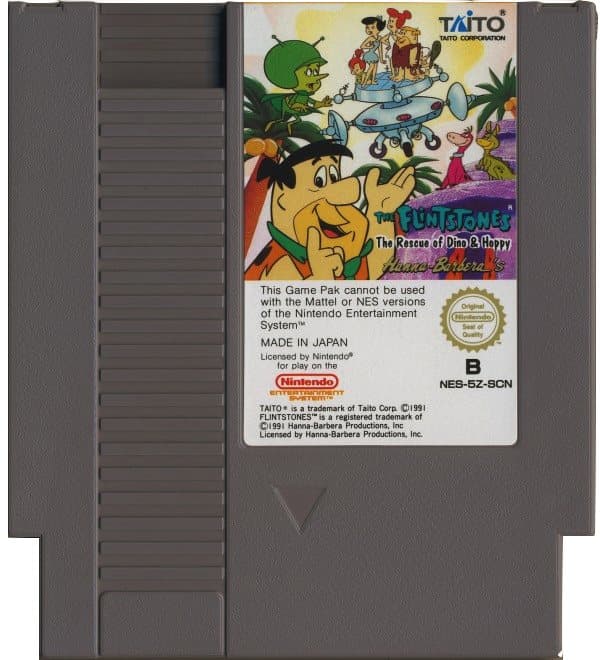 The Flintstones The Rescue of Dino & Hoppy - Nintendo 8-bit/NES - PAL B/SCN (BRUKT VARE)