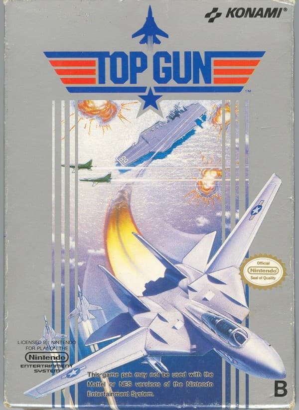 Top Gun - Nintendo 8-bit/NES - PAL B/SCN (BRUGT VARE) Complete in box