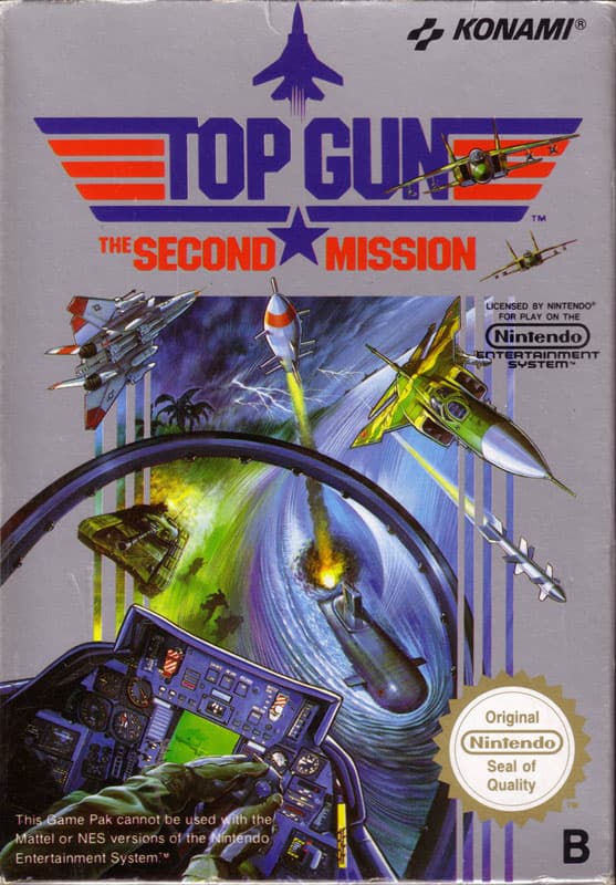 Top Gun II - Nintendo 8-bit/NES - PAL B/SCN (BRUKT VARE) Complete in box