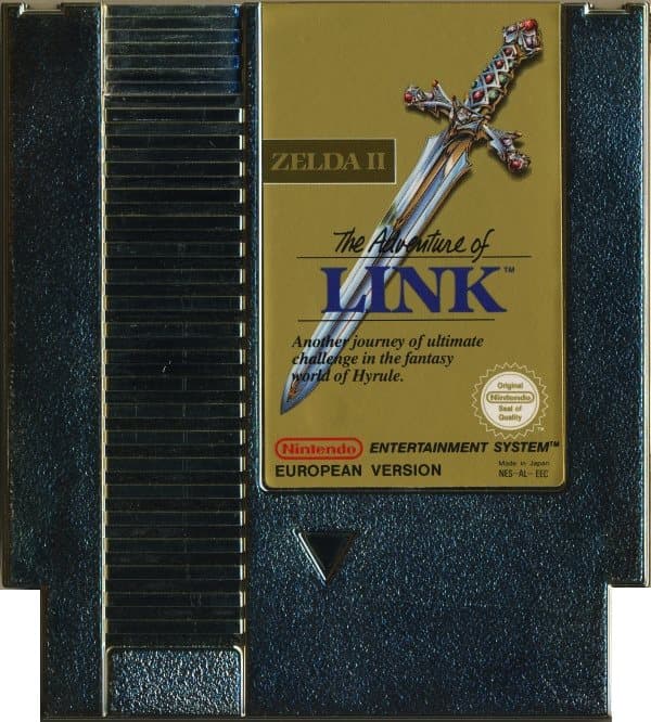 Zelda II The Aventure of Link - Nintendo 8-bit/NES - PAL B/SCN (BRUKT VARE)
