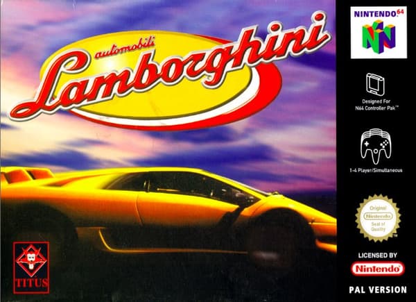 Automobili Lamborghini - Nintendo 64/N64 - PAL/EUR (BRUKT VARE) Complete in box