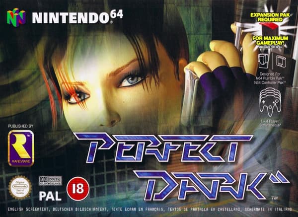 Perfect Dark - Nintendo 64/N64 - PAL/EUR (Begagnad) Cartridge only 2