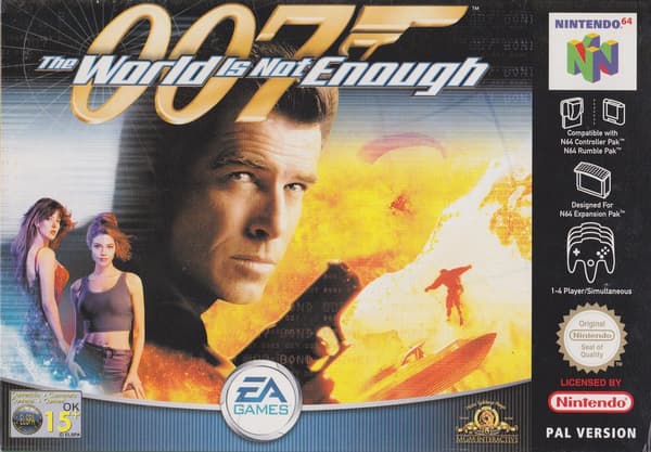 007- The World Is Not Enough - Nintendo 64/N64 - PAL/EUR (KÄYTETTY TAVARA) Complete in box