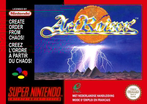 ActRaiser - Supernintendo/SNES - PAL/SCN/EUR (BRUKT VARE) Complete in box