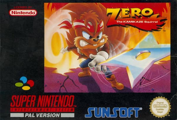 Zero the Kamikaze Squirrel - Supernintendo/SNES - PAL/SCN/EUR (KÄYTETTY TAVARA) Complete in box