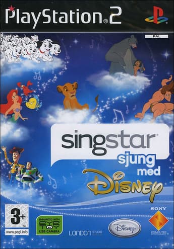 Singstar Sjung med Disney (Svensk) - Playstation 2 (brugt)