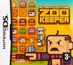 Action Puzzle Game Zoo Keeper - Nintendo DS (kÃ¤ytetty)
