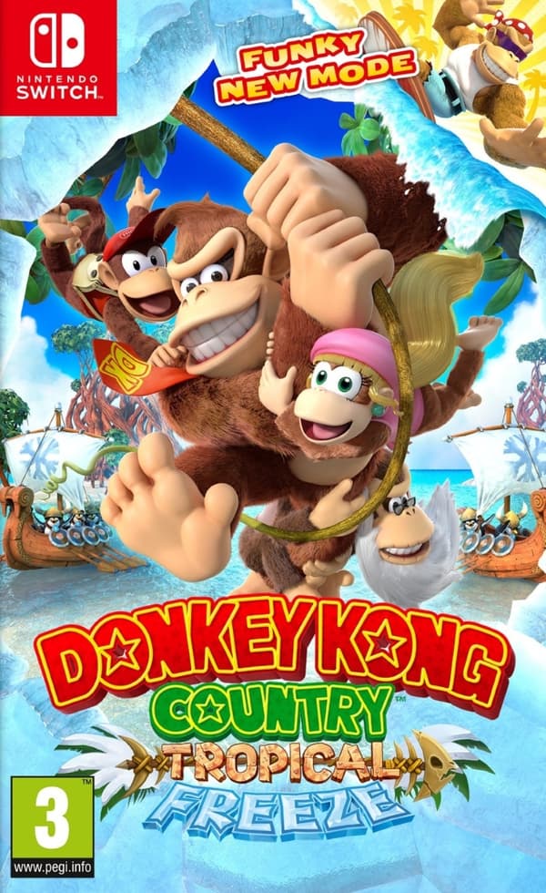 Donkey Kong Country: Tropical Freeze - Nintendo Switch (brugt)