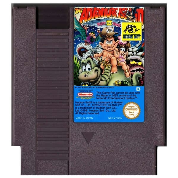 Adventure Island Part II - SCN - Nintendo 8bit (brugt)