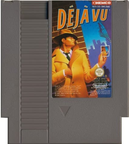 Deja Vu - SCN (3 Skruvar) - Nintendo 8bit (käytetty)