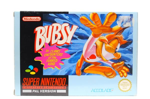Bubsy in Claws Encounters of the Furred Kind - Supernintendo/SNES - PAL/SCN/EUR (Begagnad)