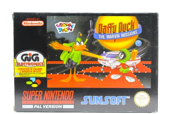Daffy Duck: The Marvin Missions - Supernintendo/SNES - PAL/SCN/EUR (BRUGT VARE) Komplett