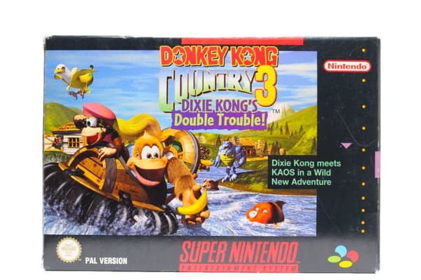 Donkey Kong Country 3: Dixie Kong´s Double Trouble! - Supernintendo/SNES - PAL/SCN/EUR (BRUKT VARE) Complete in box