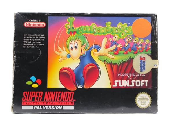 Lemmins - Supernintendo/SNES - PAL/SCN/EUR (KÄYTETTY TAVARA) Complete in box