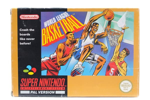 World League Basketball - Supernintendo/SNES - PAL/SCN/EUR (KÄYTETTY TAVARA) Komplett