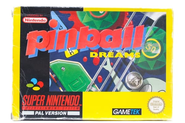 Pinball Dreams - Supernintendo/SNES - PAL/SCN/EUR (KÄYTETTY TAVARA) Complete in box