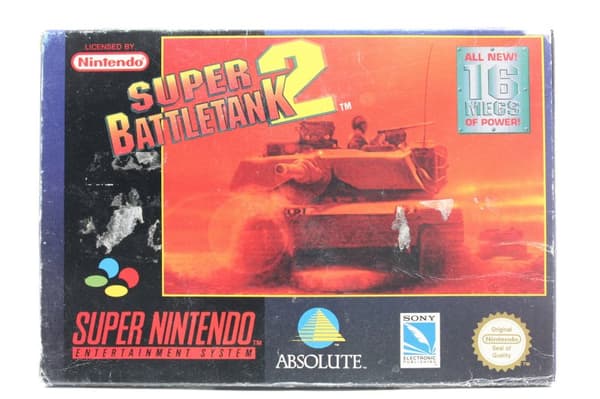 Super Battletank 2 - Supernintendo/SNES - PAL/SCN/EUR (BRUKT VARE) Complete in box