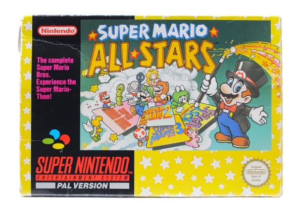 Super Mario All-Stars - Supernintendo/SNES - PAL/SCN/EUR (BRUKT VARE) Complete in box