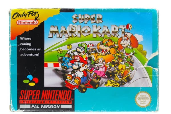 Super Mario Kart - Supernintendo/SNES - PAL/SCN/EUR (Begagnad) Complete in box