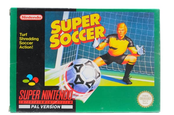 Super Soccer - Supernintendo/SNES - PAL/SCN/EUR (BRUKT VARE) Complete in box
