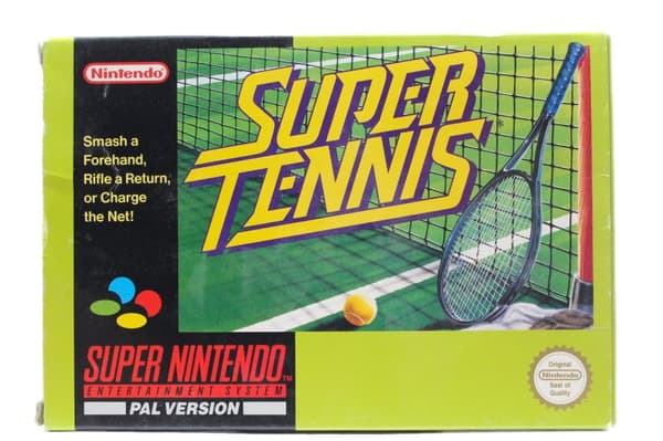 Super Tennis - Supernintendo/SNES - PAL/SCN/EUR (BRUKT VARE) Complete in box
