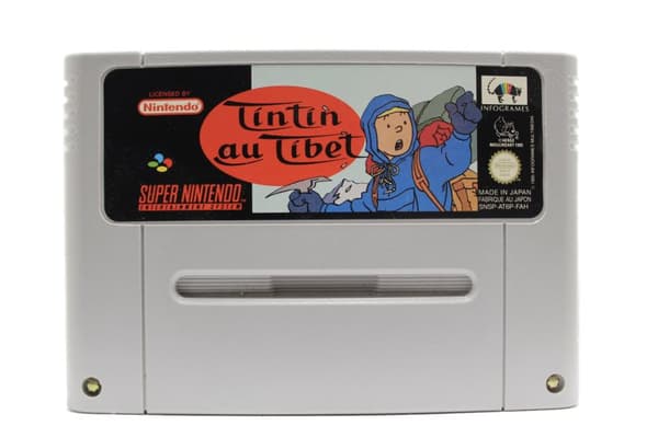 Tintin in Tibet/Tintin i Tibet - Supernintendo/SNES - PAL/SCN/EUR (BRUGT VARE)