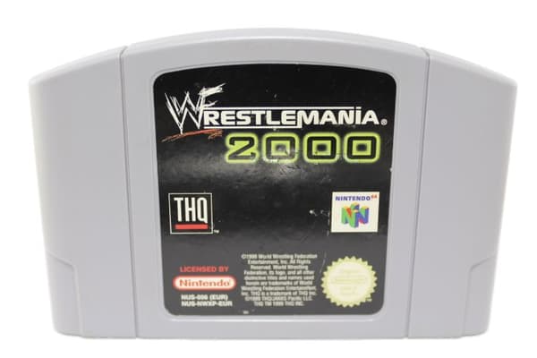 WWF WrestleMania 2000 - Nintendo 64/N64 - PAL/EUR (BRUKT VARE) Complete in box