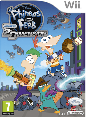 Phineas and Ferb: Across the 2nd Dimension - Nintendo Wii (begagnad)