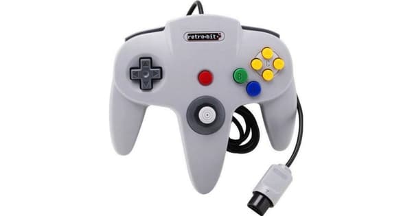 N64 Classic Controller Grey Retro-Bit (Nintendo 64)