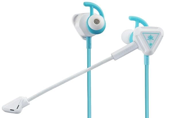 Turtle Beach - Battle Buds In-Ear Gaming Headset (For PS4/Xbox One/Switch/Mobile) (White/Teal) (ps4)