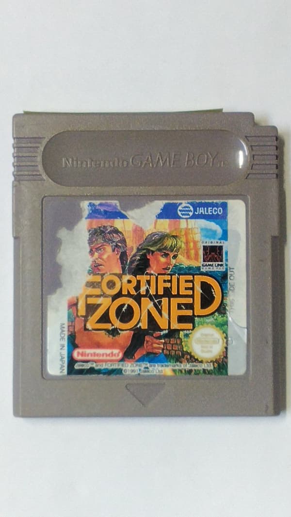 Fortified Zone - Etikett - Gameboy (brugt)