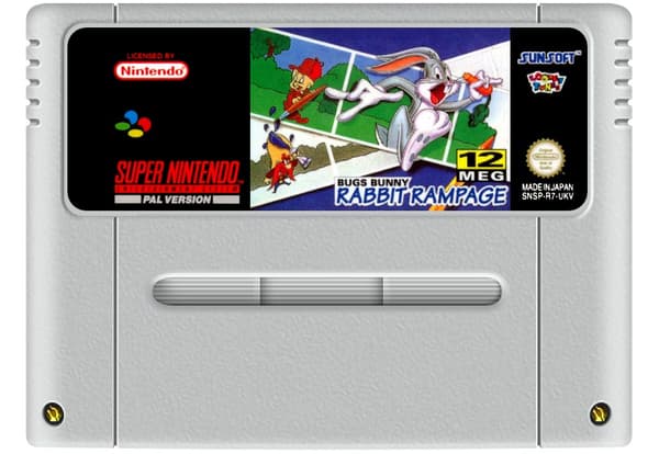 Bugs Bunny Rabbit Rampage - SCN - Super Nintendo (käytetty)